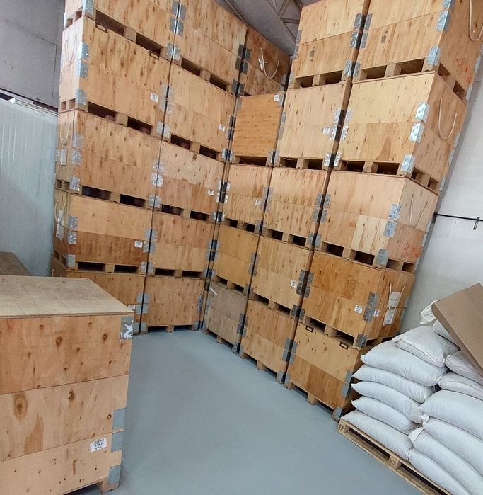 Дървени бокс палети сандъци