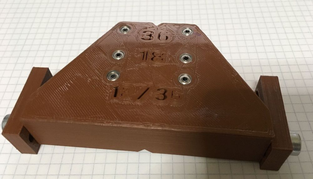 Sablon pentru demontabili blum tip carcasa pentru PAL 18/36mm