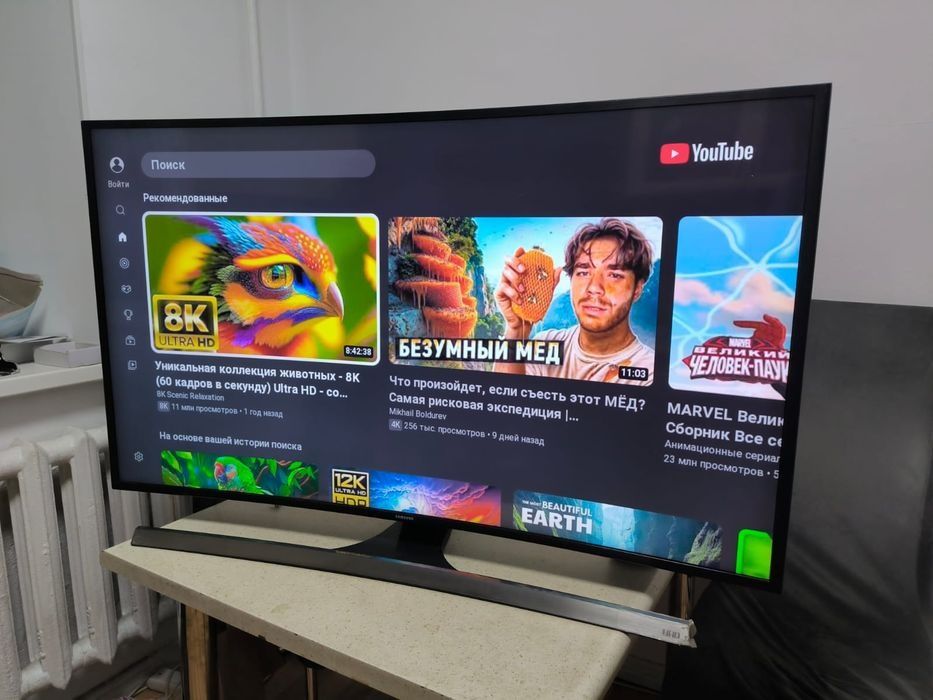Оригинал Samsung UHD 4K Smart Tv Диагональ 124см UE49MU6300 / QTV