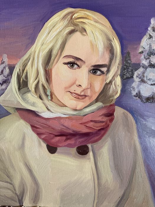 Художник выполнит портреты и картины на заказ!
