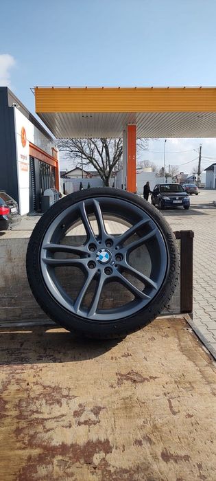 Vand jante originale BMW seria 1 pachet "M" cu anvelope vara