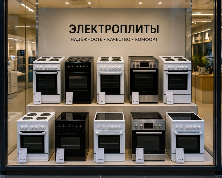 Электроплиты в асортименте
