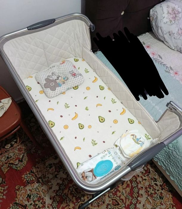 Приставная кроватка