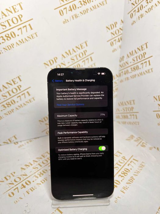 NDP Amanet Calea Mosilor 298  IPHONE 13 PRO MAX  (47440)