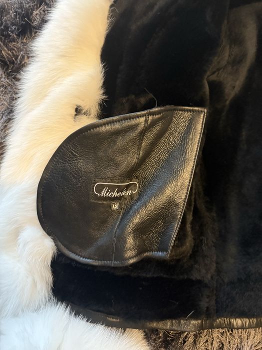 Cojoc din piele cu blana naturala