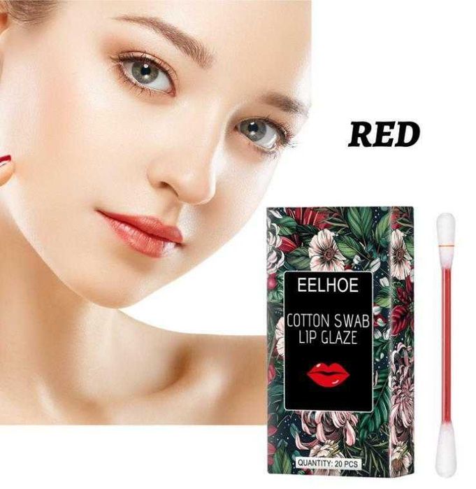 Течно червило в памучен тампон, 10 бр. в комплект