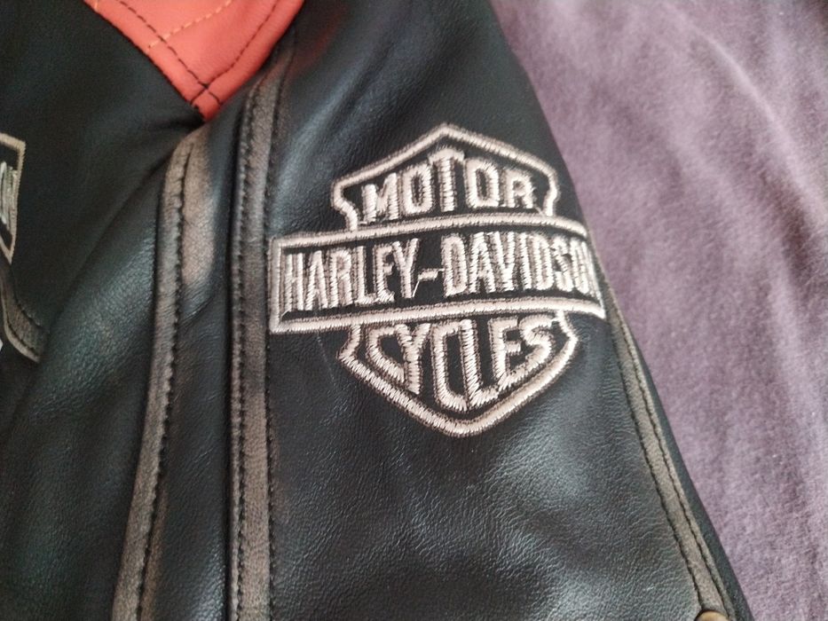 Кожено мото яке harlley davidson