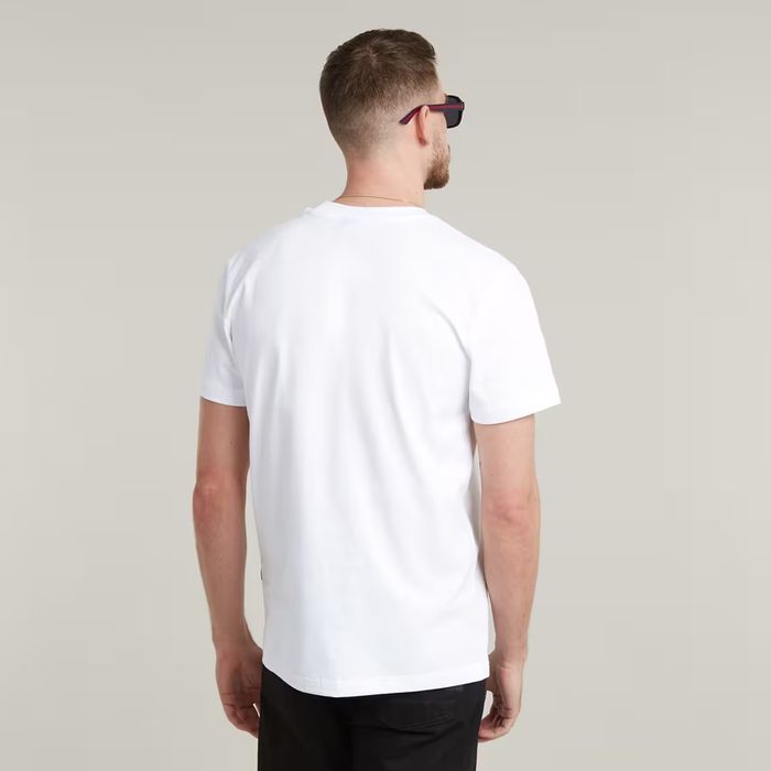 Оригинална тениска G-Star Raw Boots M нова мъжка бяла