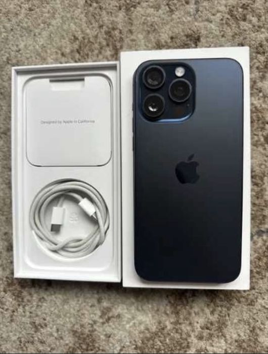 De vanzare iPhone 15 Pro Max Blue Titan, 512Gb- pret fix