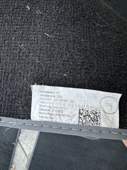 Мокетни стелки за Audi A7