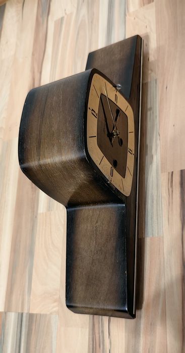 Ceas vechi mecanic Hermle lemn retro vintage de colecție anii 50 - 60