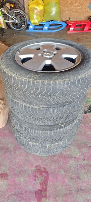 Jante 15  aliaj cu cauciucuri 4*100