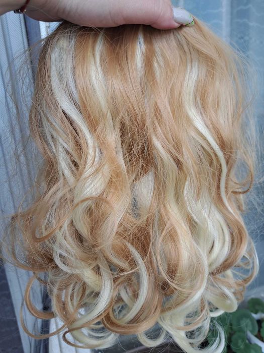 Екстеншън, готова треса на клипси ,Синтетична коса