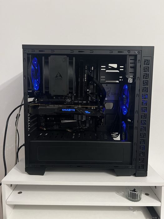 Oferta - PC Gaming Ryzen 5 5600X, GTX 1070, 32GB RAM – 400 FPS în CS2 1080p