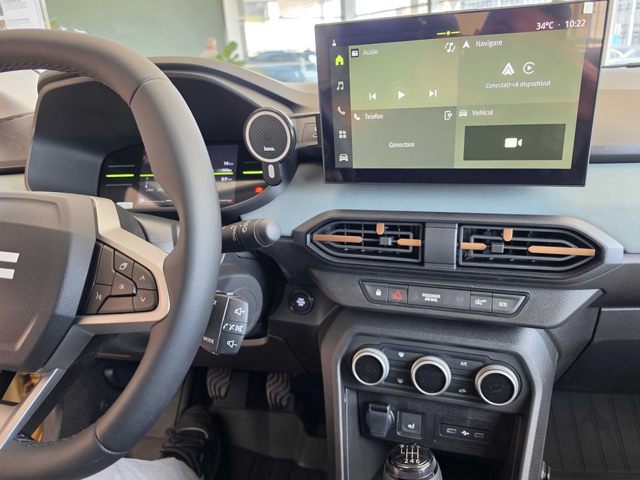 Suport Auto Telefon MagSafe pentru Dacia Logan / Stepway / Sandero - Adaptor ZEG3D