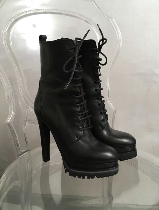 DJOFRA елегантни боти естествена кожа 36