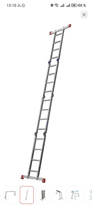 Krause Лестница трансформер 4х4
