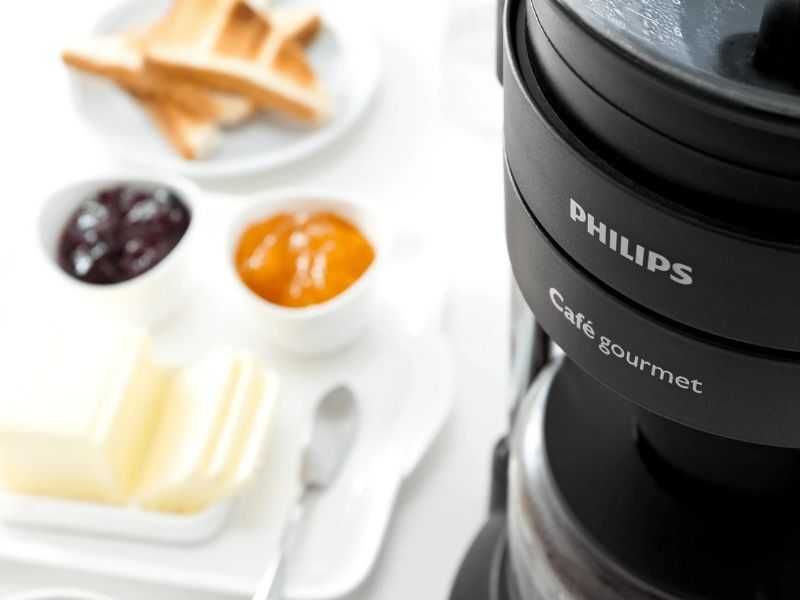 Кафемашина за Шварц Кафе Philips Café Gourmet HD5405/60, Черна