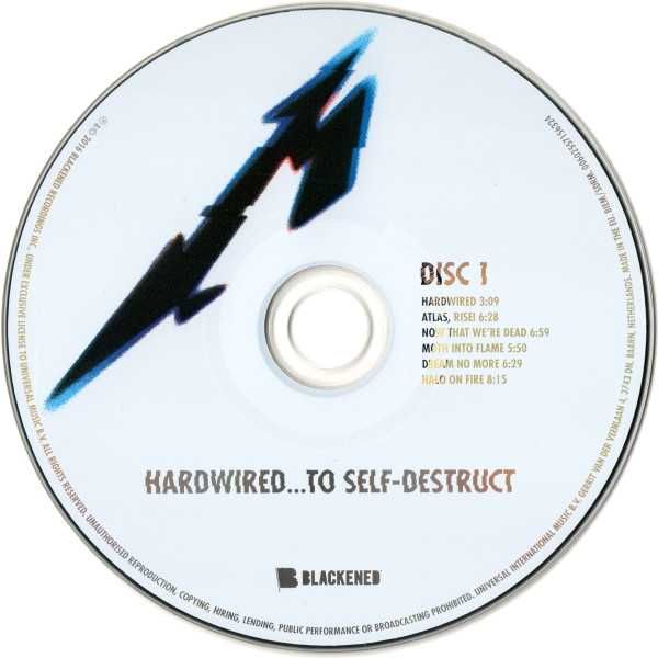 3xCD Metallica - Hardwired...To Self-Destruct 2016 (Deluxe Edition)