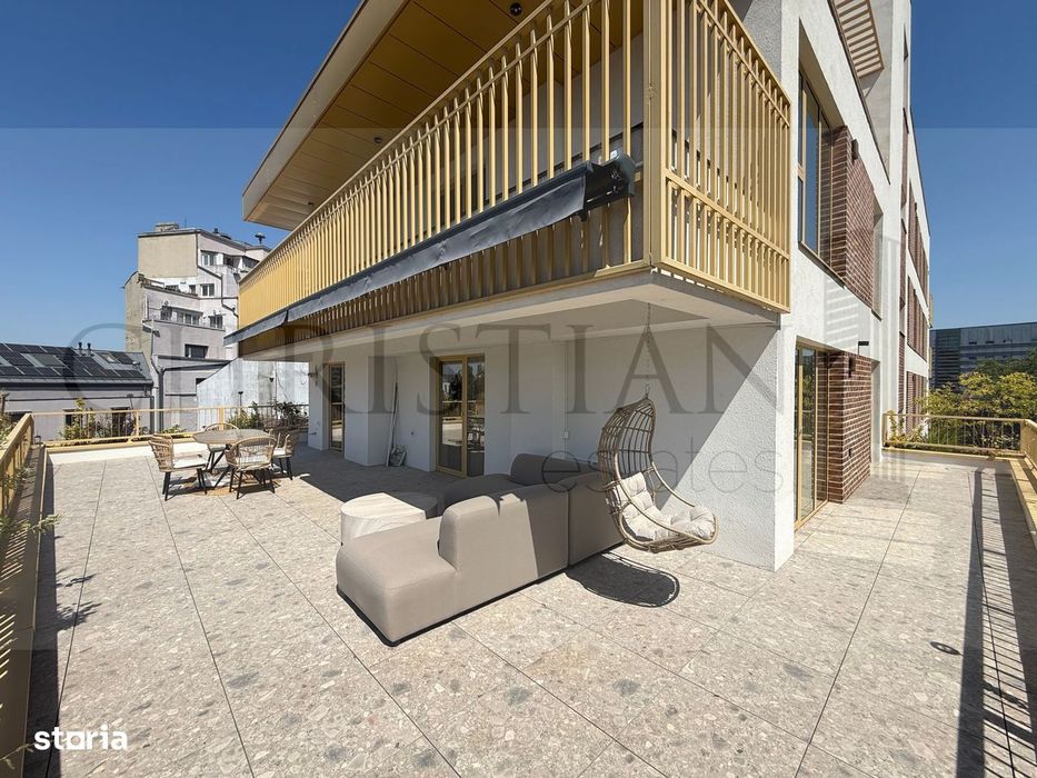 Apartament zona Unirii | 3 cam | Mobilat Lux | Terasa Superba - 150 mp