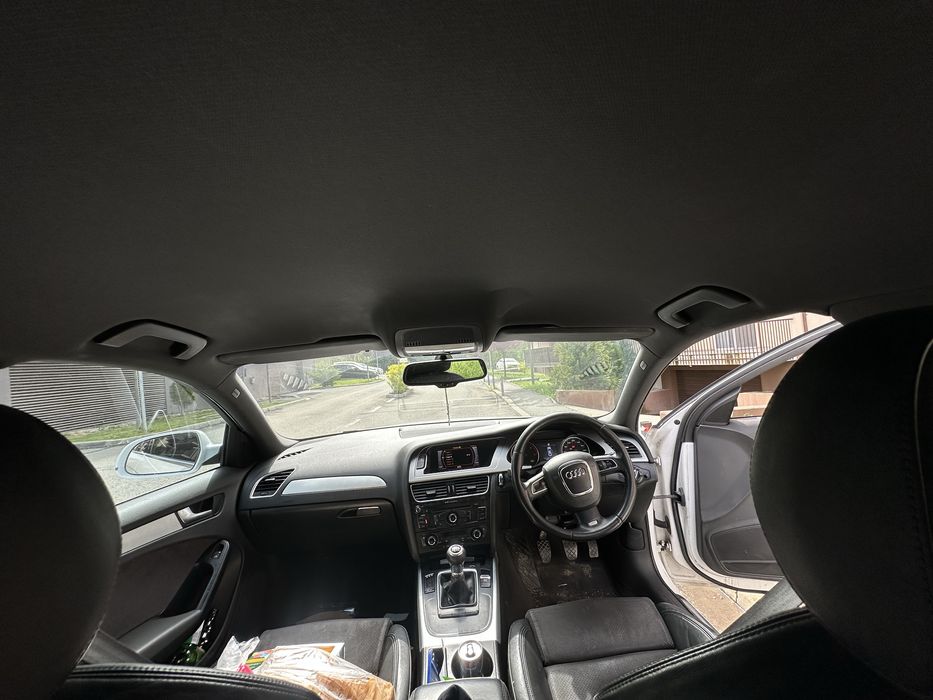 Plafon negru s line audi a4 b8 sedan berlina