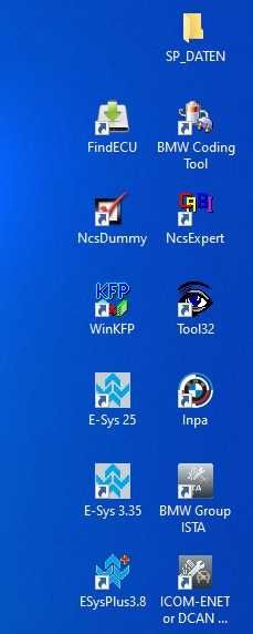 Диагностика BMW Lenovo Thinkpad Full PsDZ 4.60.40 ISTA 4.60.20 INPA e-sys 25 Coding Programming