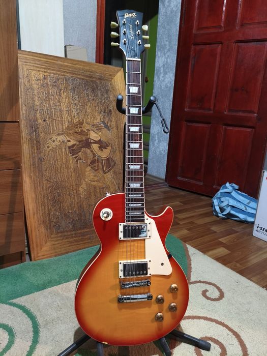 Blitz by Aria Pro II Les Paul Leopard