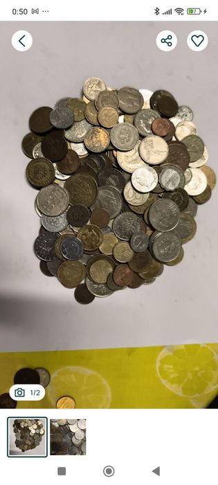 Vând loturi de 400 monede la 90 lei