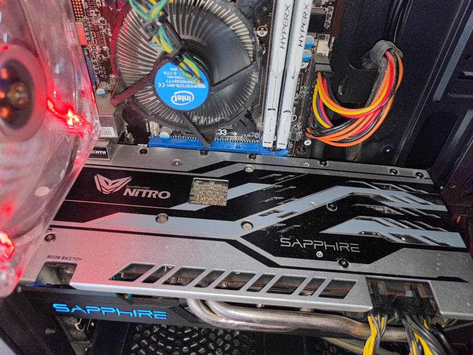 Геймърски компютър Intel core i5 4690 / RX 580 8GB / 16GB RAM