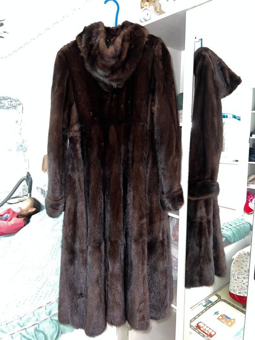 Таза былғары шуба