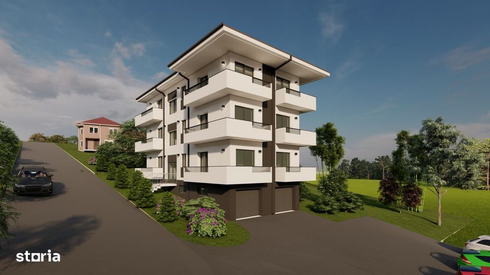 Teren cu autorizatie de constructie pentru bloc in Rediu, langa lac