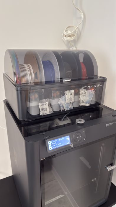 3D Принтер Bambu Lab P1S + AMS 2 Pro Combo (Само на 556 часа) + ПОДАРЪК Филаменти