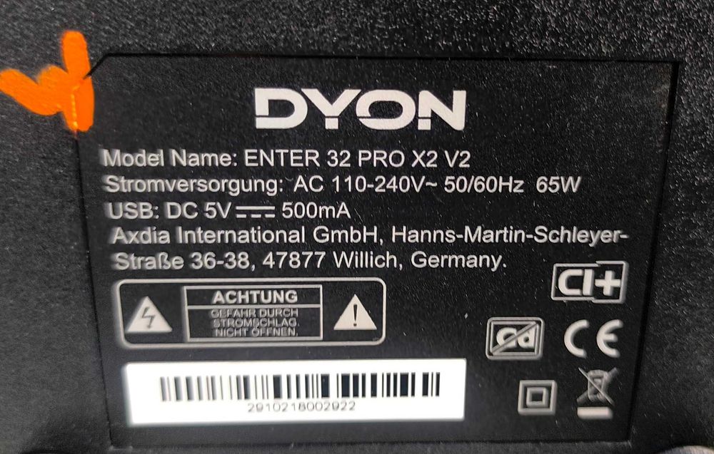 Televizor DYON 32" Full HD USB HDMI DVB-T/C - Impecabil