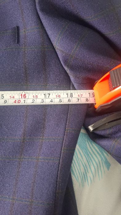 Sacou bărbați Moda Alis, mov în carouri, mărimea 46