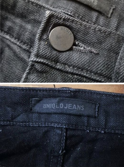 Blugi Uniqlo Slim Fit, Negri, Damă - 27x32 (S)