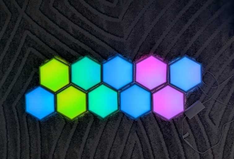 Kit 10 panouri Goove glide hexa