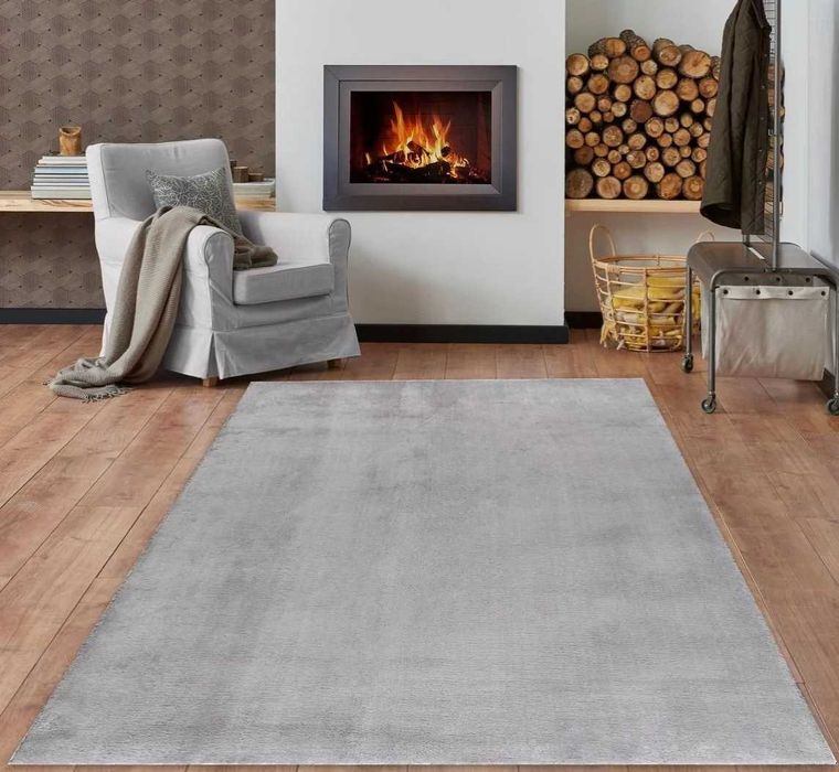 Traverse/Covoare Pufoase pentru Casa cu Suport de Cauciuc Antiderapant