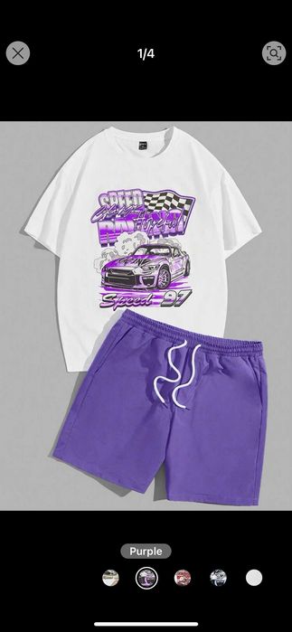 Комбо тениска и шорти S