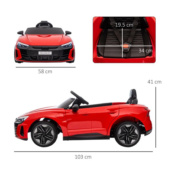 Mașinuță electrică, licență Audi, funcțională 100%