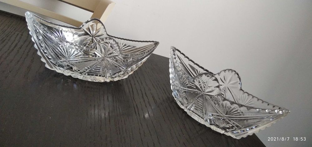 Салатница из хрусталя. СССР
