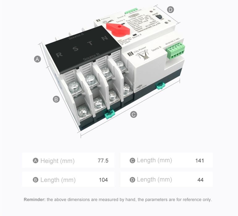 4P PV 63A ум шалтер за соларни системи