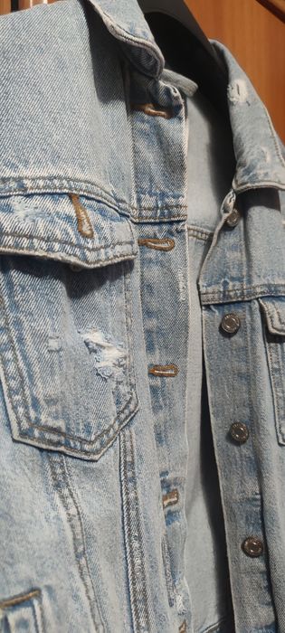Vand geaca denim / blugi copii ZARA -  134 cm