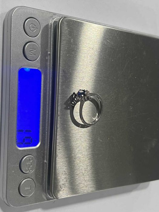 Златен пръстен ZEN Сапфир