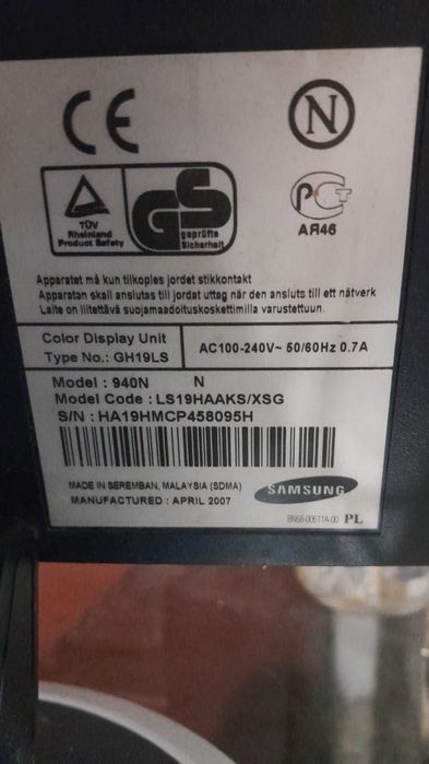 Монитор 2 штуки рабочии