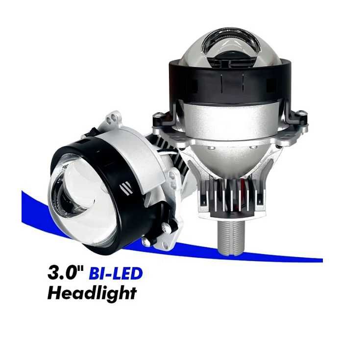Bi-LED лупи за вграждане във фарове с къси и дълги светлини 3"инча 90W 6500lm 12V