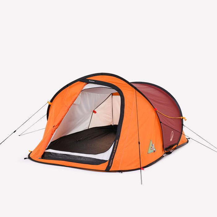 Cort Camping 2 Seconds 2 Persoane Summer - produs resigilat Decathlon