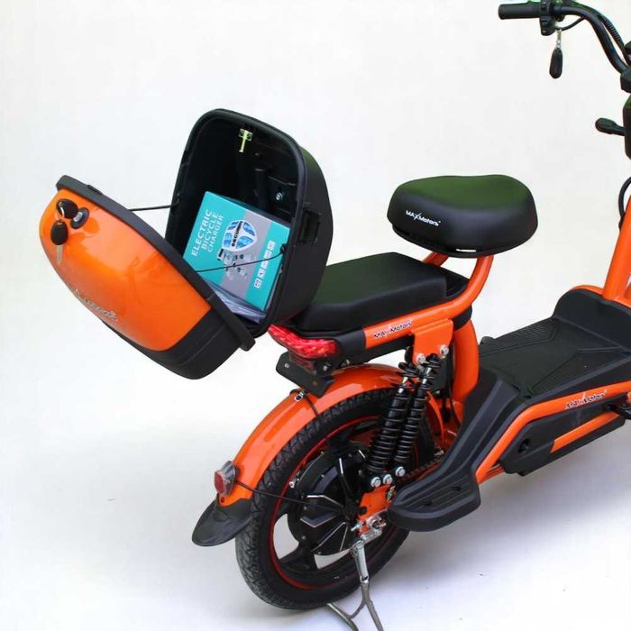 Електрически скутер с педали MaxMotors EBZ 18 750W/48V/20Ah - ORANGE