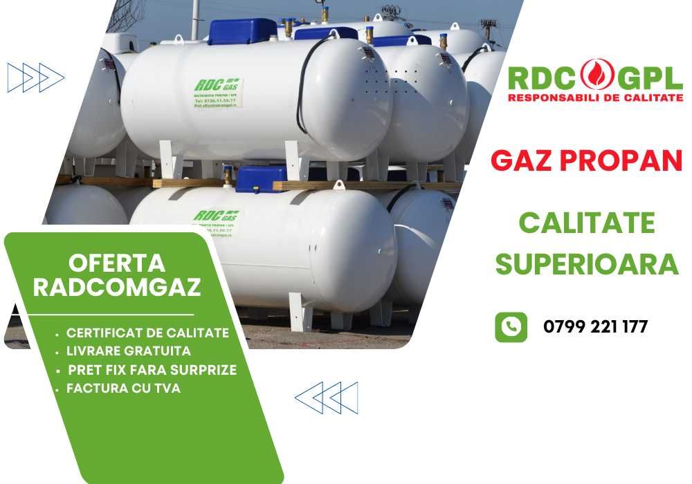 Gaz Propan Calitate Superioara doar 3.49 lei / litru - Oferta limitata