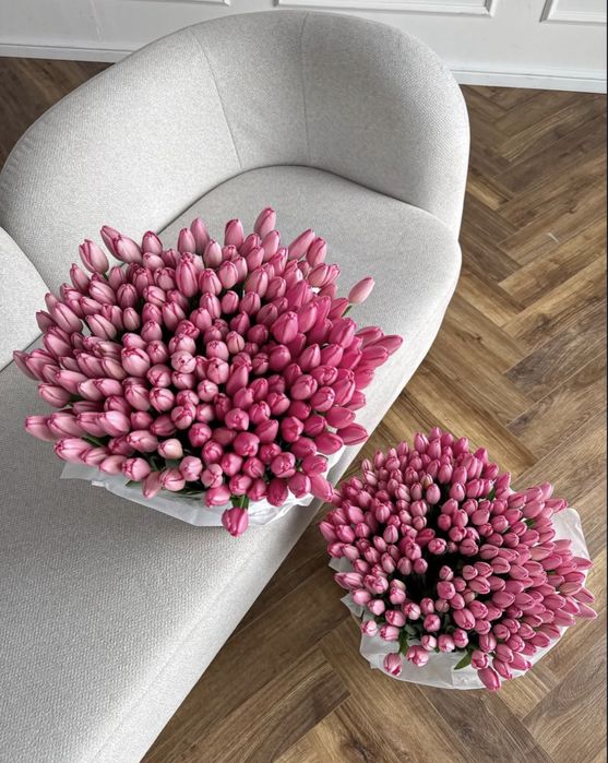 Тюльпаны свежие красивые и крупные Астана