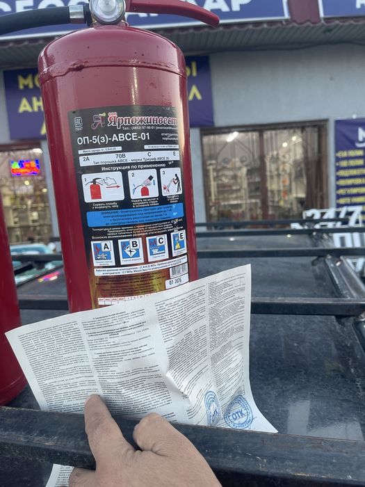 Огнетушитель порошковый